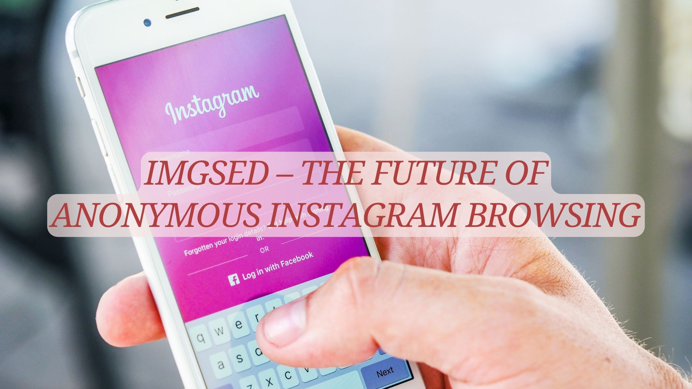 Imgsed – The Future of Anonymous Instagram Browsing in 2024!