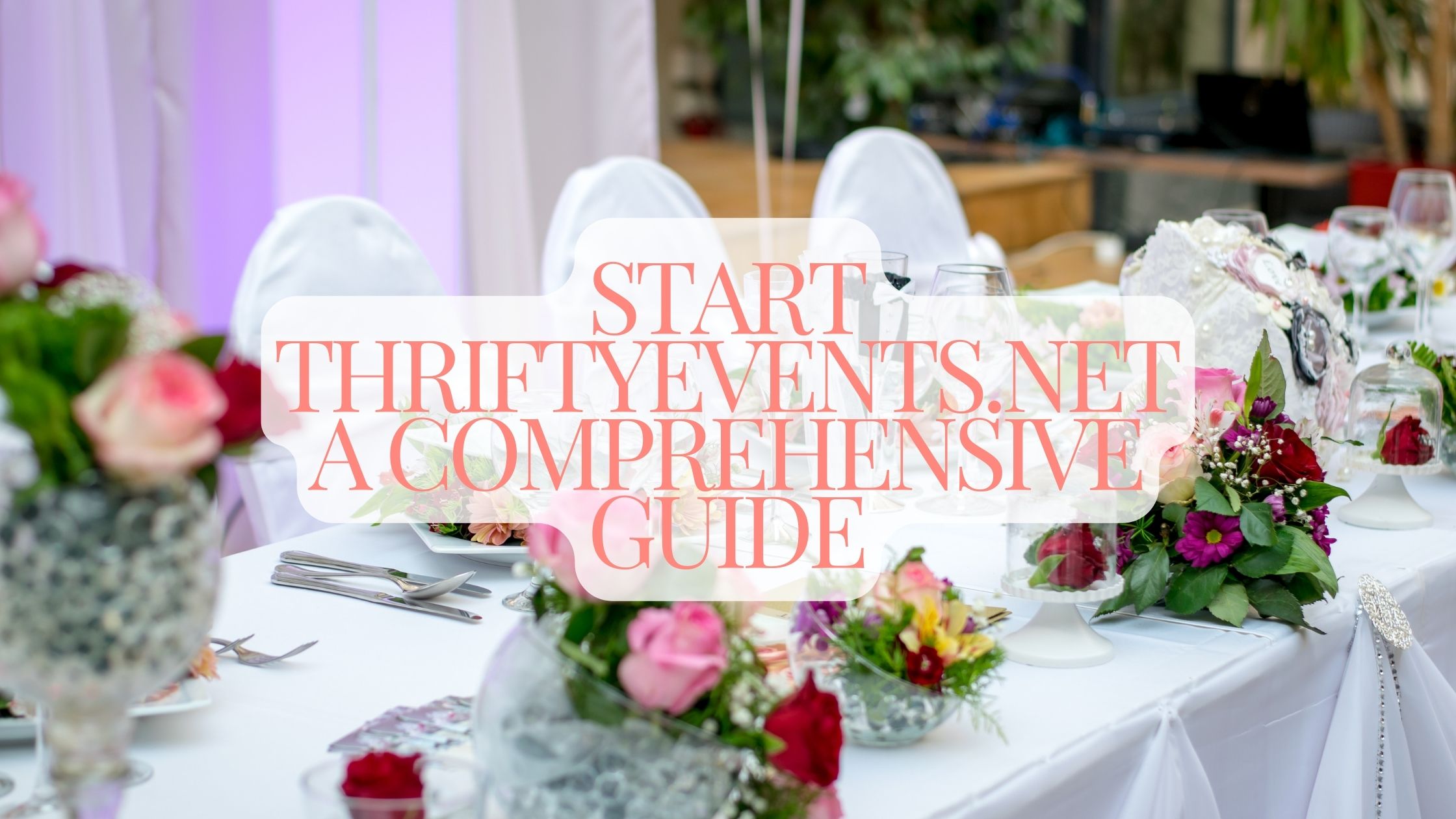 Start ThriftyEvents.net – A Comprehensive Guide to Launching a Budget-Friendly Event Planning Business!