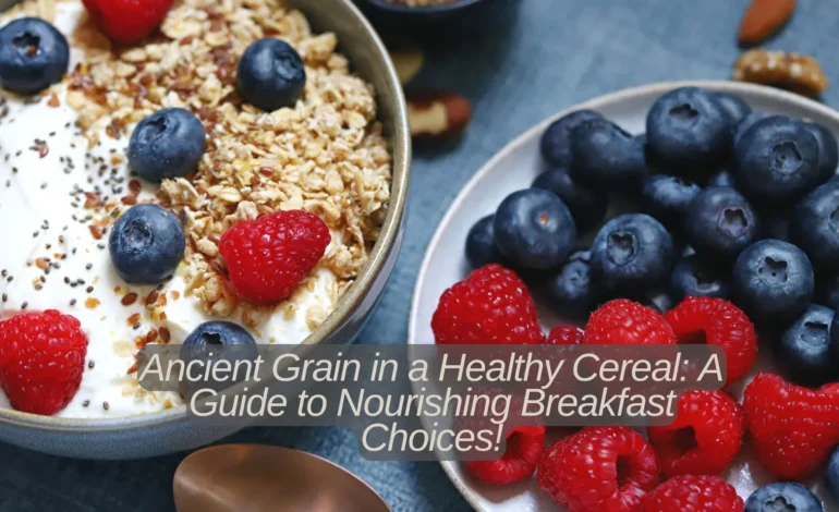 Ancient Grain in a Healthy Cereal: A Guide to Nourishing Breakfast Choices!