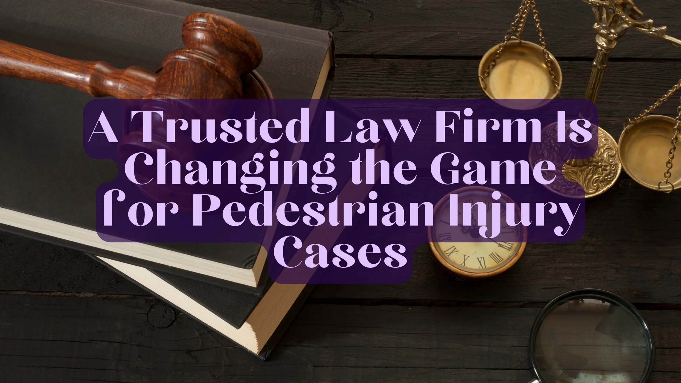 A Trusted Law Firm Is Changing the Game for Pedestrian Injury Cases