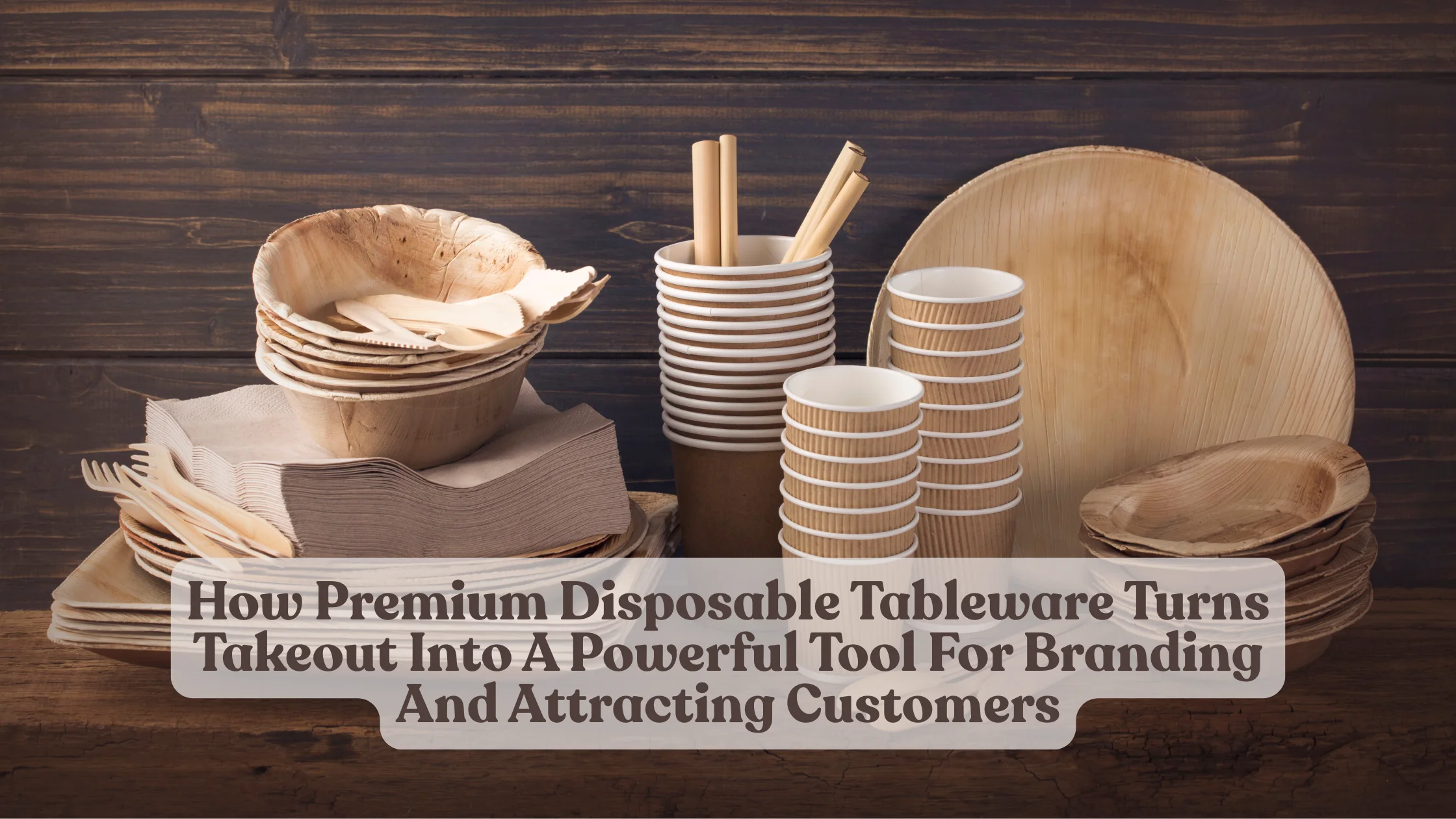 How premium disposable tableware turns takeout into a powerful tool for branding and attracting customers