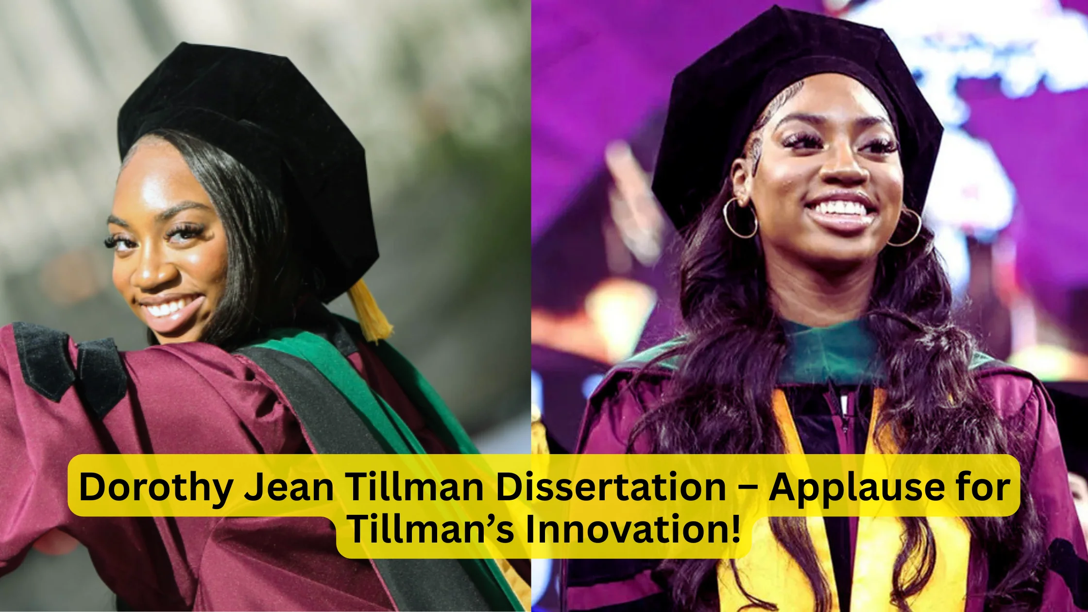 Dorothy Jean Tillman Dissertation – Applause for Tillman’s Innovation!